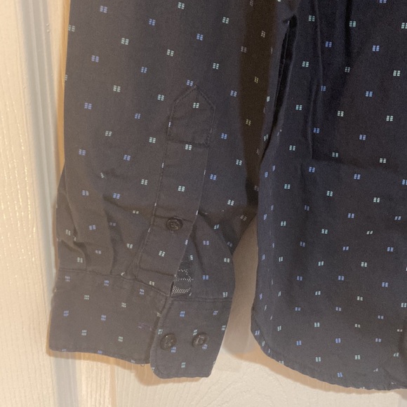 Denim & Flower Button Down Shirt - Picture 8 of 9